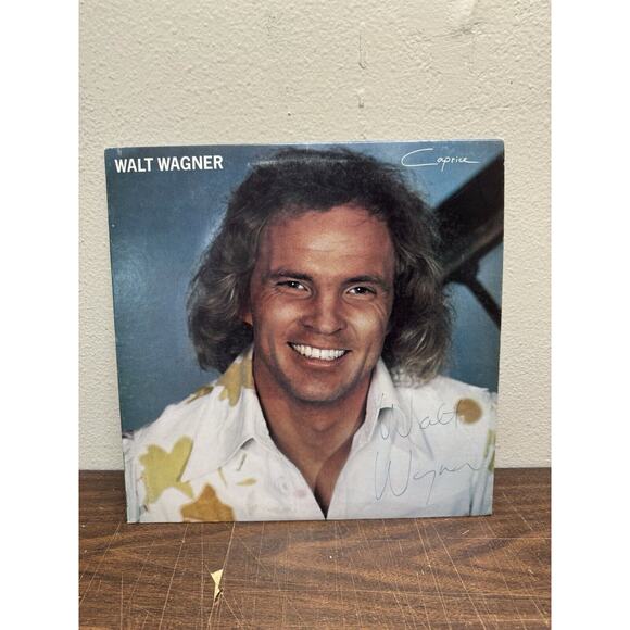 Walt Wagner~Caprice~1976 Private Label Jazz / Pop Rock~AUTOGRAPHED - Picture 1 of 4